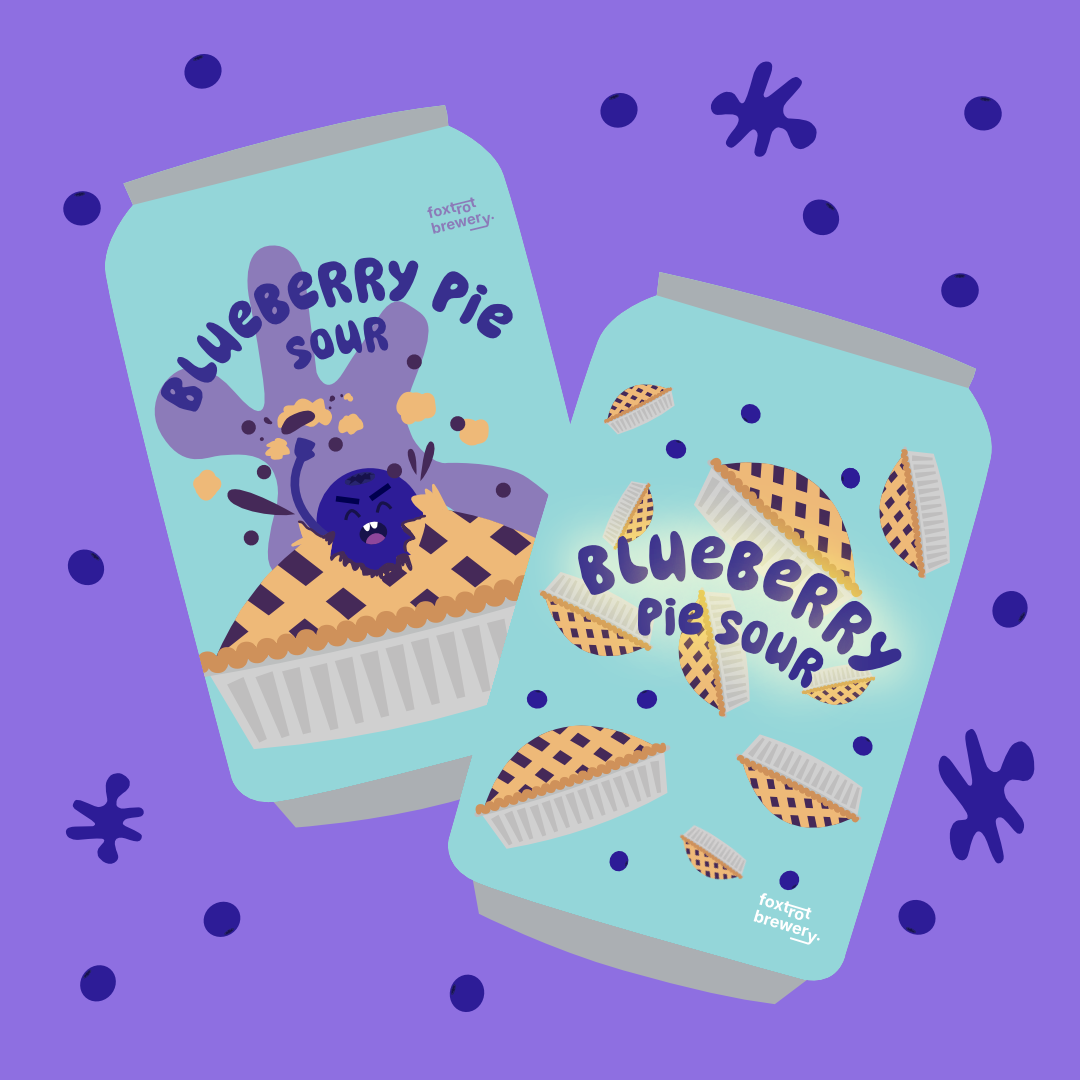 blueberry pie beer cans