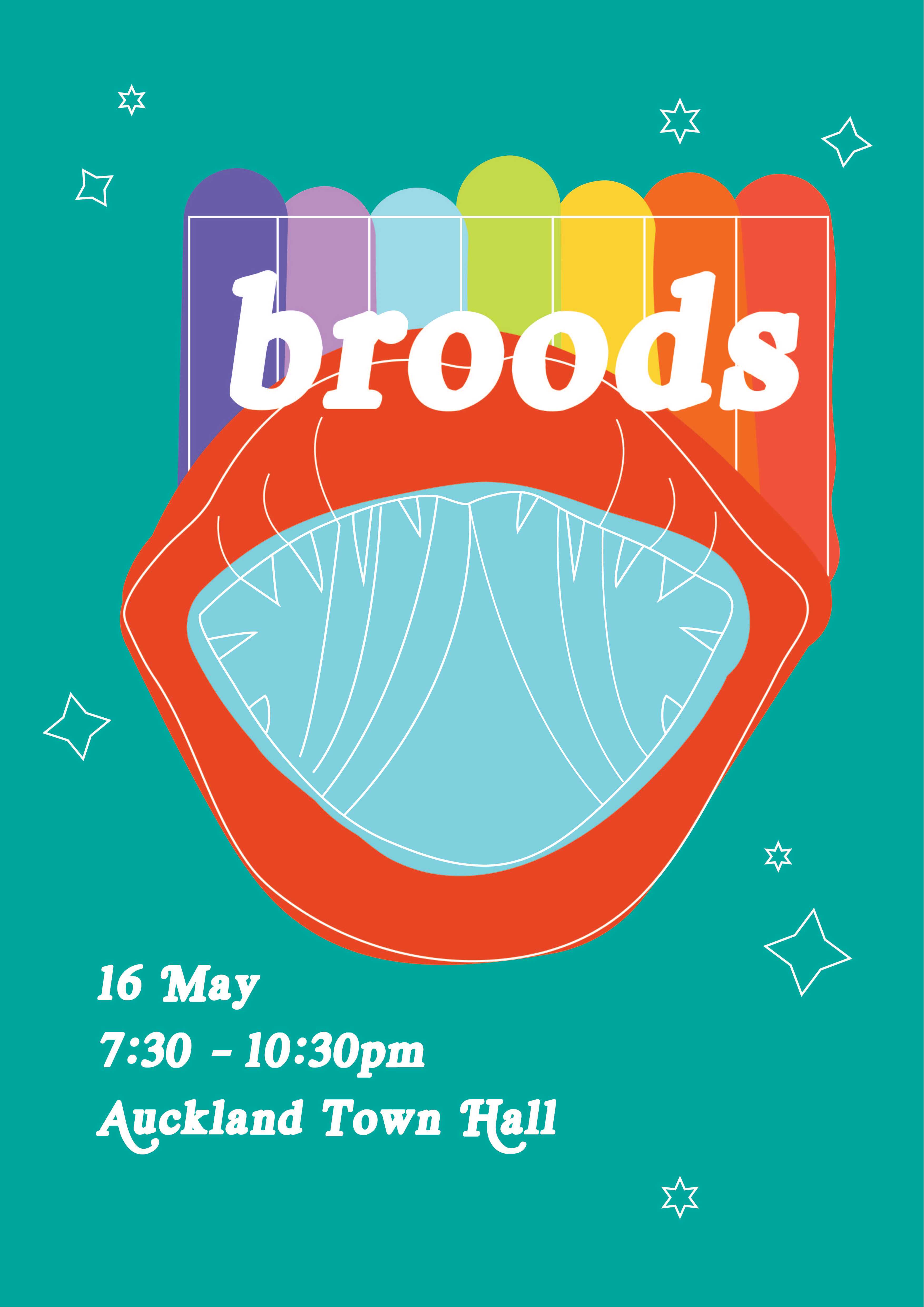 Poster for Broods event