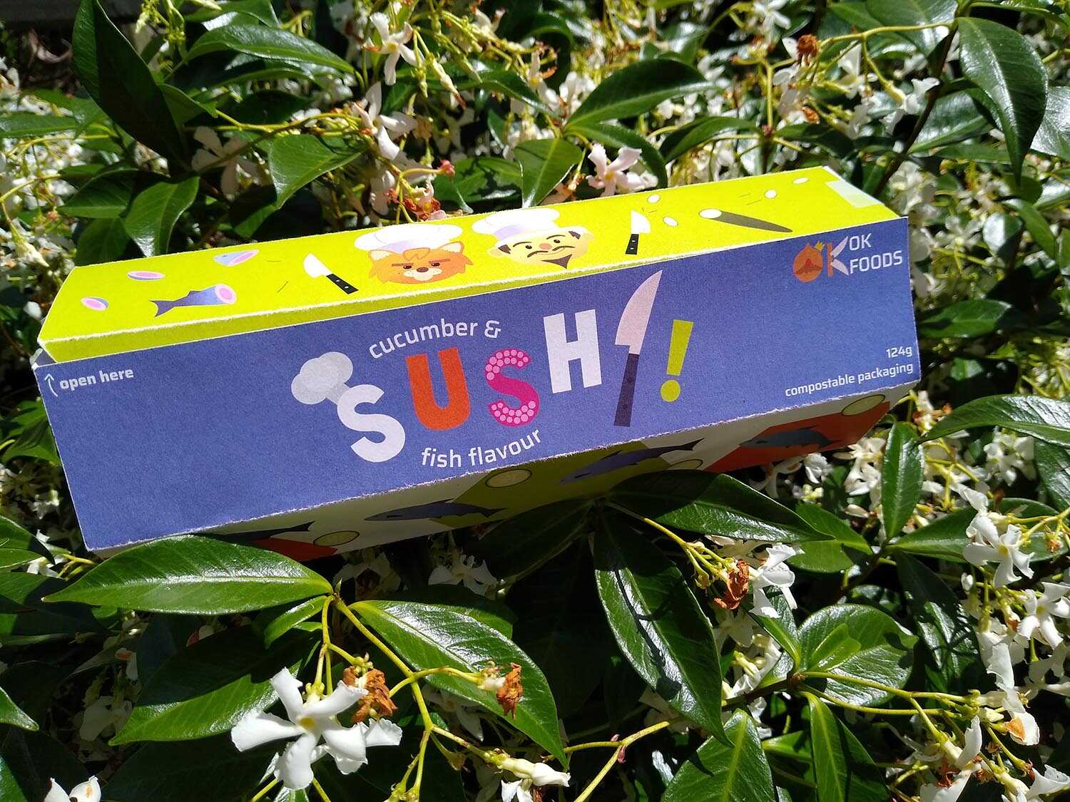 sushi packaging themed from Overcooked game