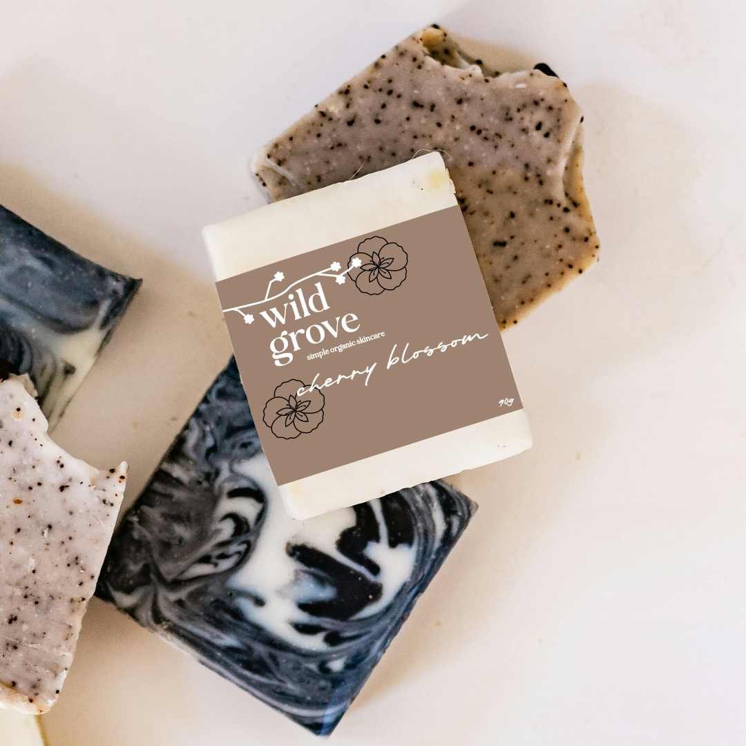 Natural cardboard packaging design for organic soap
